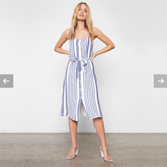 Rails - Clement midi button down linen dress - Picture 7 of 7
